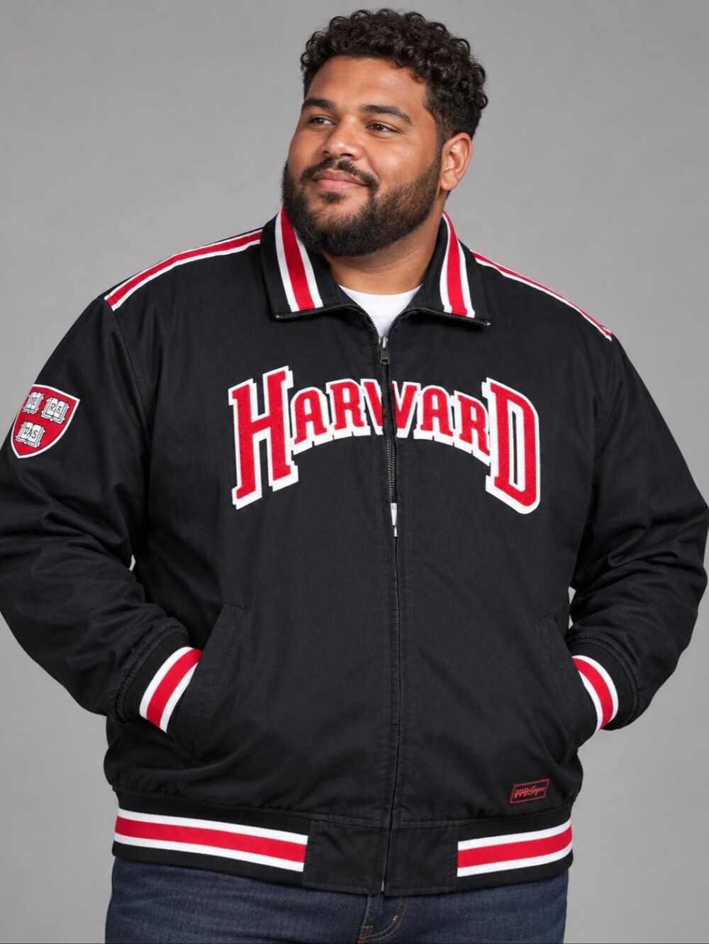 Vintage Stall & Dean Harvard Jacket 4XL Navy
